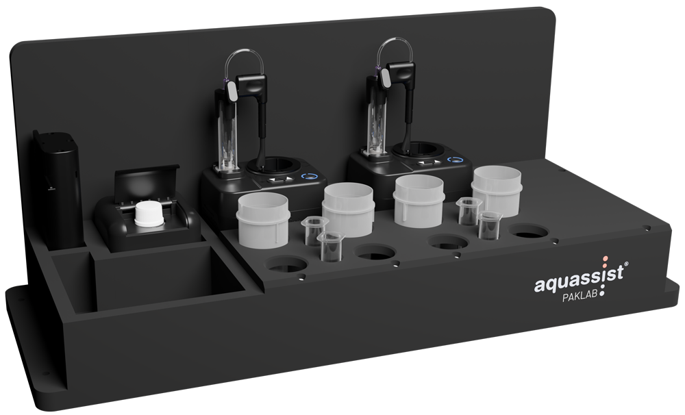 Portable Electrochemical Analyzer part of Aquassist water analysis system 