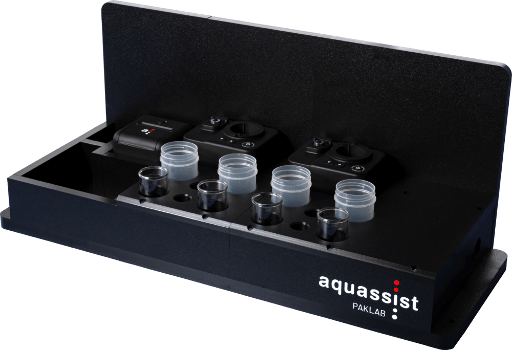 Portable Electrochemical Analyzer part of Aquassist water analysis system 